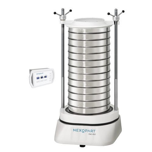 Tamizadora de análisis para tamizado en seco - EML 450 - NEXOPART GmbH & Co. KG - para tamizado húmedo / para laboratorio / de control