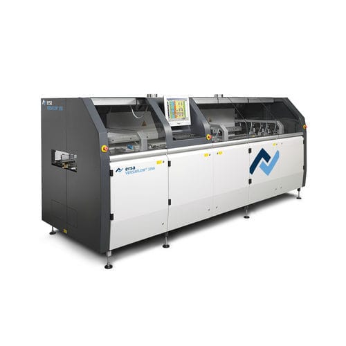 Máquina de soldadura blanda selectiva automática - VERSAFLOW 3/66 - Kurtz GmbH & Co. KG - flexible / para PCB