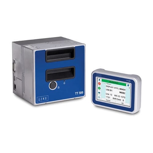 Codificador de transferencia térmica para embalaje - Linx TT 500 - LINX PRINTING TECHNOLOGIES LTD - de mesa / monocromo / flexible