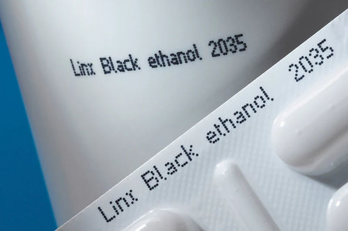 Tinta a base de disolvente - 2035 - LINX PRINTING TECHNOLOGIES LTD - para plástico / negra / para embalajes alimenticios