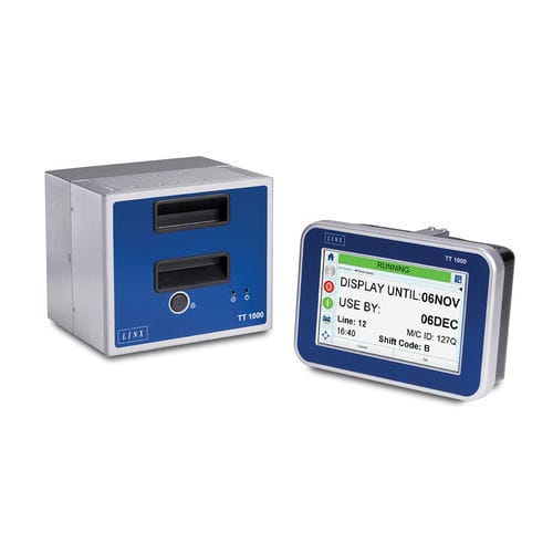Codificador de transferencia térmica para embalaje - Linx TT 1000  - LINX PRINTING TECHNOLOGIES LTD - de mesa / monocromo / flexible