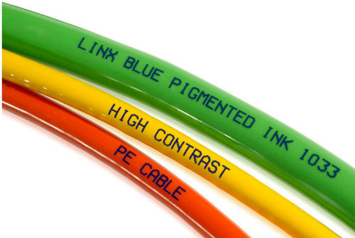 Tinta para plástico - 1033 - LINX PRINTING TECHNOLOGIES LTD - azul / pigmentada