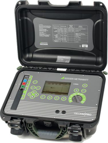 Comprobador de baja resistencia - GEOHM PRO - GOSSEN METRAWATT GmbH - de resistencia de tierra