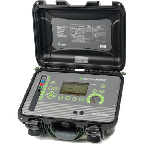 Comprobador de baja resistencia - GEOHM XTRA - GOSSEN METRAWATT GmbH - de corriente de fuga / de resistencia de puesta a tierra / de resistividad del terreno
