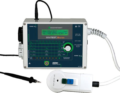 Comprobador de seguridad eléctrica - MINITEST - GOSSEN METRAWATT GmbH - PAT / para aparatos eléctricos / portátil