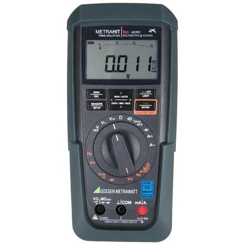 Multímetro digital - METRAHIT ISO AERO - GOSSEN METRAWATT GmbH - con display de barras / portátil / 1000 V