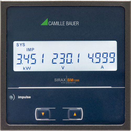 Indicador de potencia - SIRAX BM Series  - GOSSEN METRAWATT GmbH - visualizador LCD / programable / USB