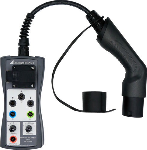 Adaptador eléctrico de prueba - Metraline Pro-Typ EM II - GOSSEN METRAWATT GmbH - monofásico / trifásico