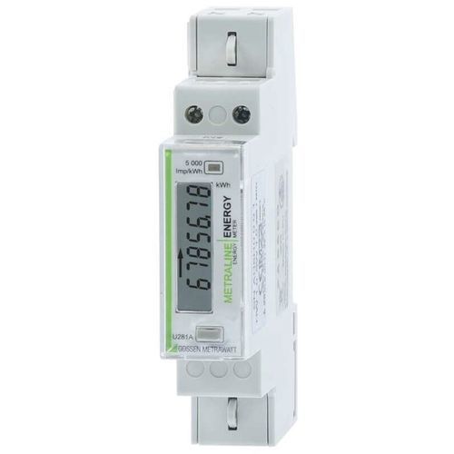 Contador de energía eléctrica monofásico - U281A - GOSSEN METRAWATT GmbH - en riel DIN / digital / salida de impulsos