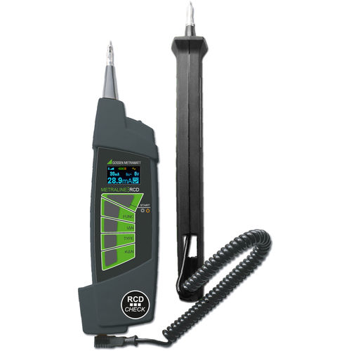 Aparato de pruebas de corriente residual - METRALINE RCD-CHECK - GOSSEN METRAWATT GmbH - de materiales / digital / compacto