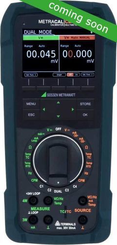 Calibrador de proceso - METRACAL CM TECH - GOSSEN METRAWATT GmbH - de temperatura / de tensión / multifunción