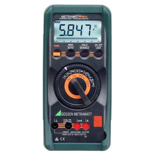 Multímetro digital - METRAHIT WORLD   - GOSSEN METRAWATT GmbH - con display de barras / portátil / 1000 V