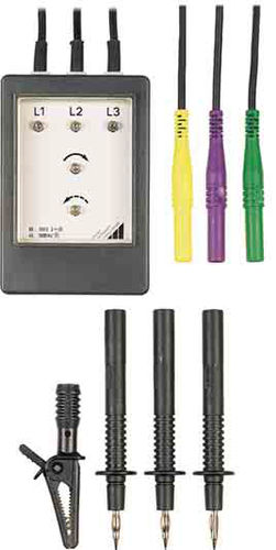 Indicador de secuencia de fases -  PhaseCop 2 - GOSSEN METRAWATT GmbH - LED / de mano