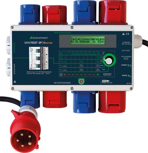 Comprobador de seguridad eléctrica - MINITEST 3P MASTER - GOSSEN METRAWATT GmbH - PAT / para aparatos eléctricos / portátil