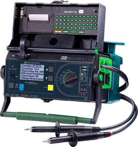 Comprobador de alta tensión - METRISO PRIME+ - GOSSEN METRAWATT GmbH - antirrobo / de aislamiento / de cableado