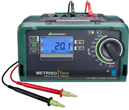 Comprobador de aislamiento - METRISO TECH - GOSSEN METRAWATT GmbH - de baja resistencia / de tensión / de cableado