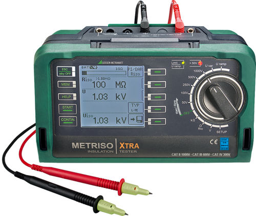 Comprobador de aislamiento - METRISO XTRA - GOSSEN METRAWATT GmbH - de tensión / de baja resistencia / de cableado