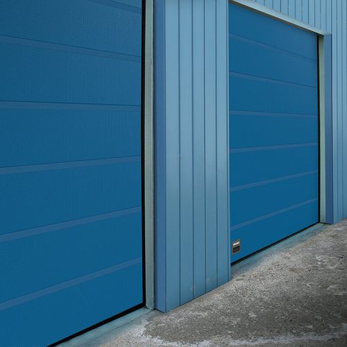 Puerta seccional - OH1082P - ASSA ABLOY Entrance Systems - de acero / para interior / para cámara frigorífica