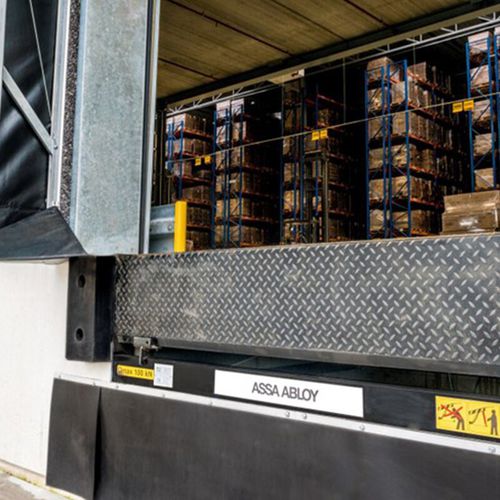 Nivelador de muelle hidráulico - DL6010S - ASSA ABLOY Entrance Systems - con labio