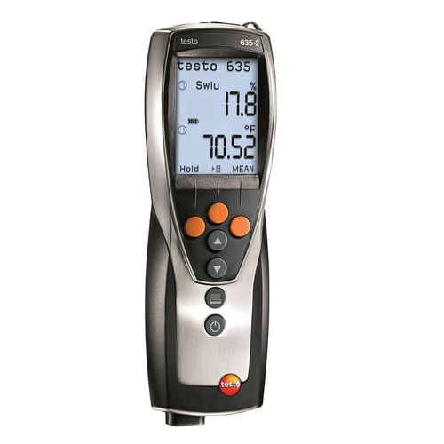 Humidímetro para materiales sólidos - 635-2 - TESTO - con visualizador digital / portátil / inalámbrico