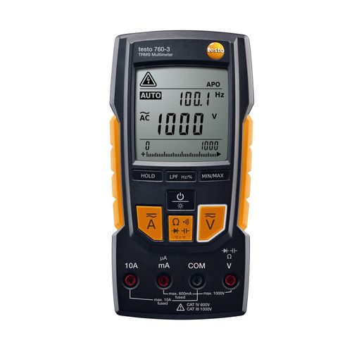 Multímetro digital - 760-3   - TESTO - portátil / 1000 V / 10 A