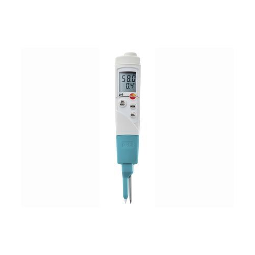 PHmetro tipo bolígrafo - 206 - TESTO - de proceso / con compensación automática de temperatura / estanco