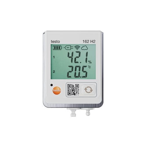 Registrador de datos de temperatura y humedad - 162 H2 - TESTO - por red WLAN / en línea / con pantalla