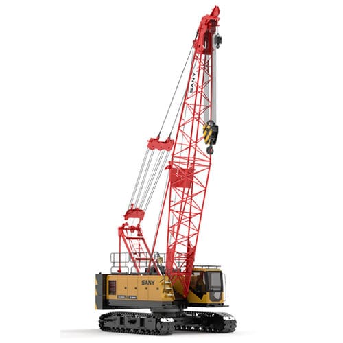 Grúa con orugas - SCC750A-5 - SANY - de mástil / en celosía / para obra