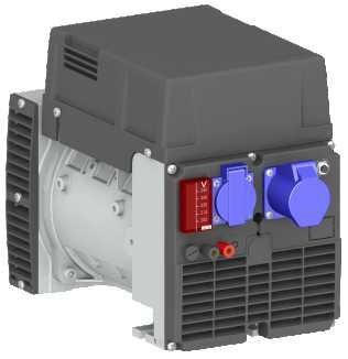 Alternador monofásico - M 100 series  - Nuova Saccardo Motori - brushless / 2 polos / industrial