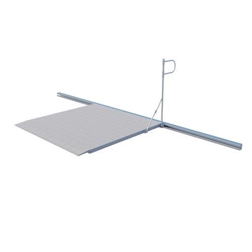 Rampa de carga en riel - PPV - Promstahl WorldWide - con control mecánico / automática / galvanizada