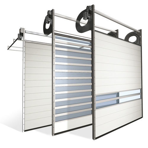 Puerta seccional - Helix / S600 - Promstahl WorldWide - espiralada / para exteriores / para la industria alimentaria