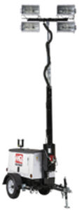 Torre de iluminación de yoduros metálicos - LT6K - Multiquip, Inc. - con motor diésel