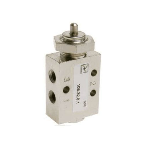 Distribuidor neumático de cajón - 105 series - PNEUMAX - con accionamiento manual / con control mecánico / de 3 vías