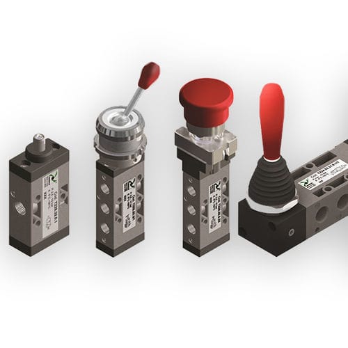 Distribuidor neumático de cajón - T2 series - PNEUMAX - accionado neumáticamente / con accionamiento manual / con control mecánico