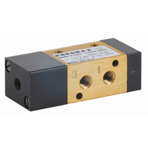 Distribuidor neumático de cajón - 800 series - PNEUMAX - accionado neumáticamente / accionado por solenoide / de 3/2 vías