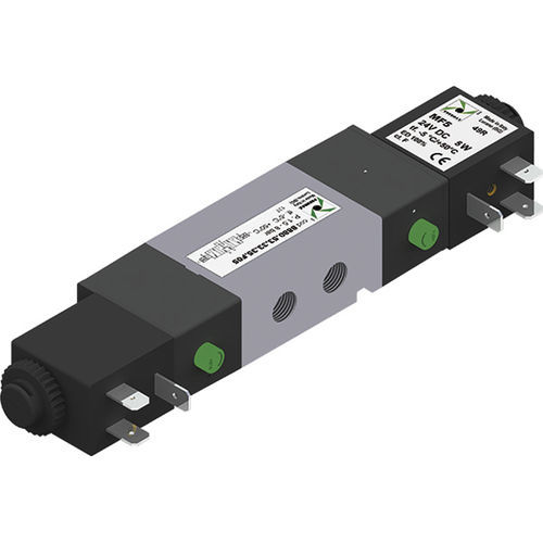 Distribuidor neumático de cajón - 888 series - PNEUMAX - accionado por solenoide / de 3/2 vías / 5/2