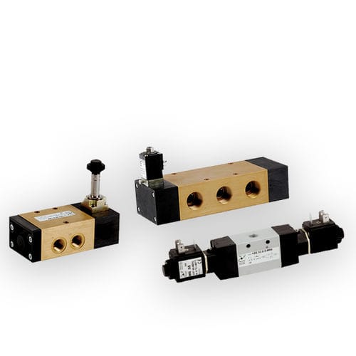 Distribuidor neumático de cajón - 400 series - PNEUMAX - accionado neumáticamente / accionado por solenoide / de control directo