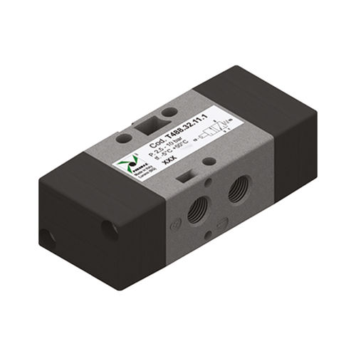Distribuidor neumático de cajón - T400 series - PNEUMAX - accionado neumáticamente / accionado por solenoide / de 3/2 vías