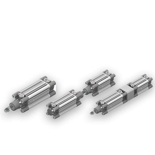 Cilindro neumático - ECOLIGHT 1390 - 1391 - 1392 series - PNEUMAX - de pistón magnético / de vástago / de aluminio