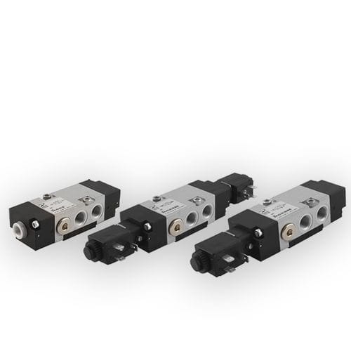 Distribuidor neumático de cajón - 514 series - PNEUMAX - accionado neumáticamente / con control eléctrico / de 3/2 vías
