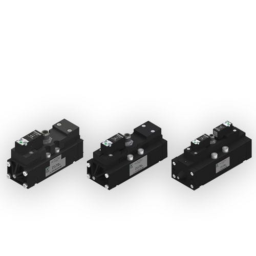 Electroválvula de control asistido - 1000 M12 series - PNEUMAX - de 5 vías / aire
