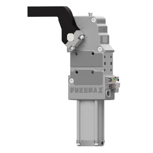 Unidad de fijación accionada neumáticamente - HE2 series - PNEUMAX - para mecanizado / de piezas para procesar / con brida