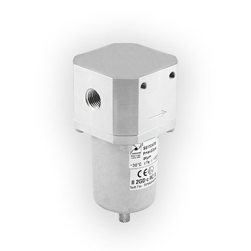 Filtro para aire - SS172AFA - PNEUMAX - con cartucho / de acero inoxidable / resistente a la corrosión