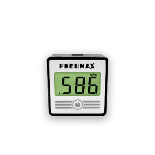 Manómetro digital - DS series - PNEUMAX - con brida / para montaje en panel / de pared