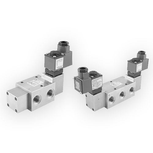 Electroválvula de control directo - SS12 series - PNEUMAX - de 5 vías / aire / aceite