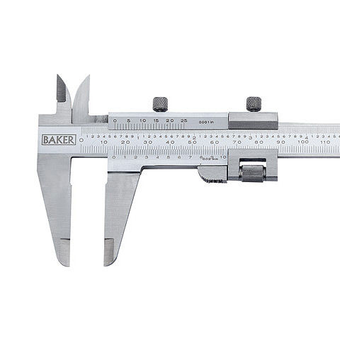 Pie de rey Vernier - VCF series  - Baker Gauges India Private Limited - de acero inoxidable