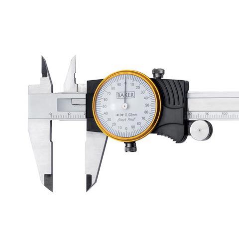 Pie de rey Vernier - DC series  - Baker Gauges India Private Limited - de esfera / de acero inoxidable