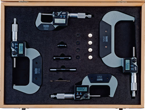 Micrómetro de exteriores - 4DMM100 - Baker Gauges India Private Limited - de mandrilado / digital