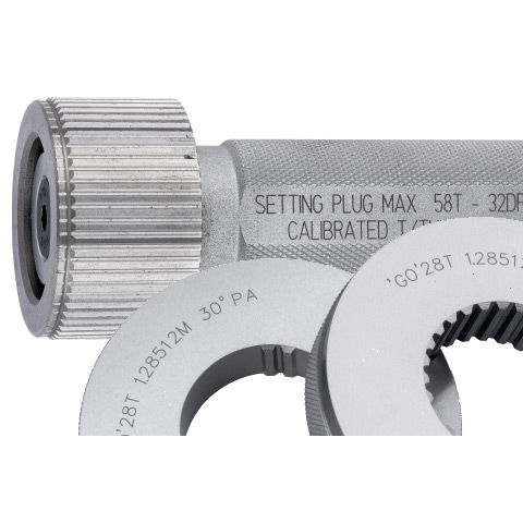 Calibre de control de estrías - 28T 1.2851M 30° PA series, 58T-32DP-37.5°PA - Baker Gauges India Private Limited