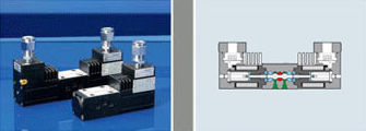 Distribuidor neumático accionado por solenoide - ATOS - de 4 vías / para condiciones extremas / proporcional